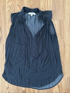 LOFT Navy Tie-Neck Sleeveless Camisole